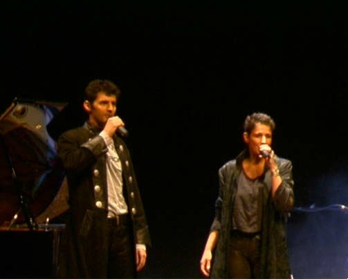 Roger Stein und Sandra Kreisler auf der Bühne der TriBühne Norderstedt 2006