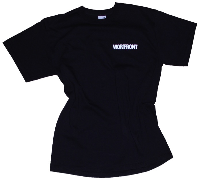 Postmodernes Arschloch – T-Shirt (schwarz) – vorne