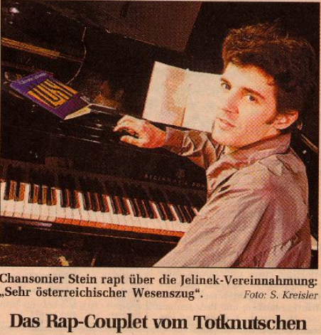 „Das Rap-Couplet vom Totknutschen“ – Der Standard über meinen „Jelinek-Song“